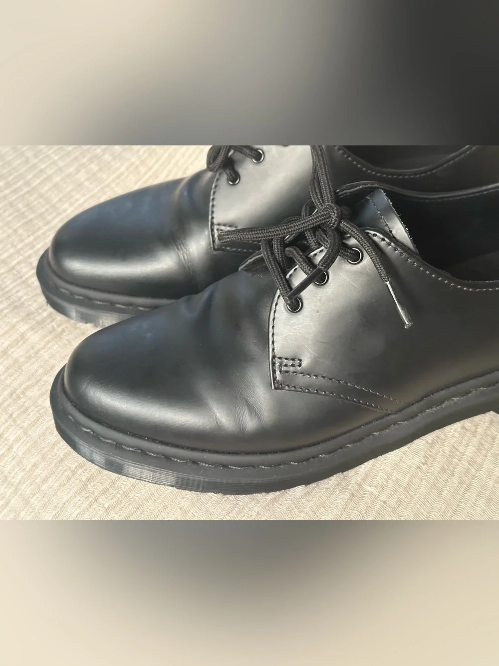 Dr. Martens 1461 Mono Smooth Leather Oxford Shoes size 10